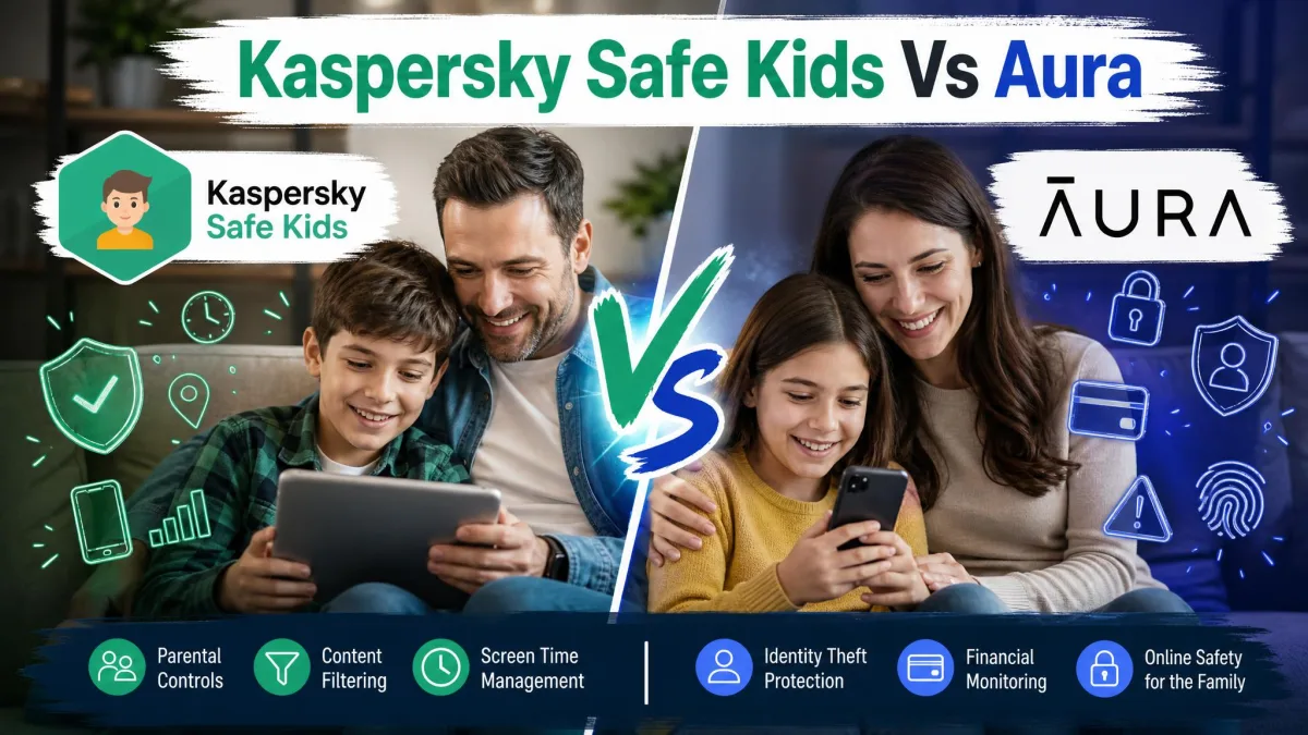 Kaspersky Safe Kids vs Aura