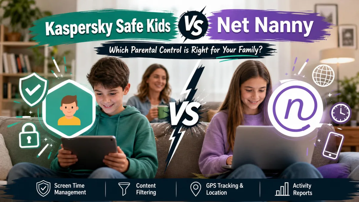 Kaspersky Safe Kids vs Net Nanny