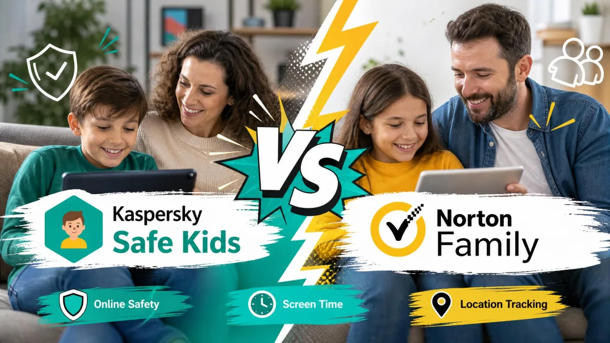 Kaspersky Safe Kids vs Norton Family