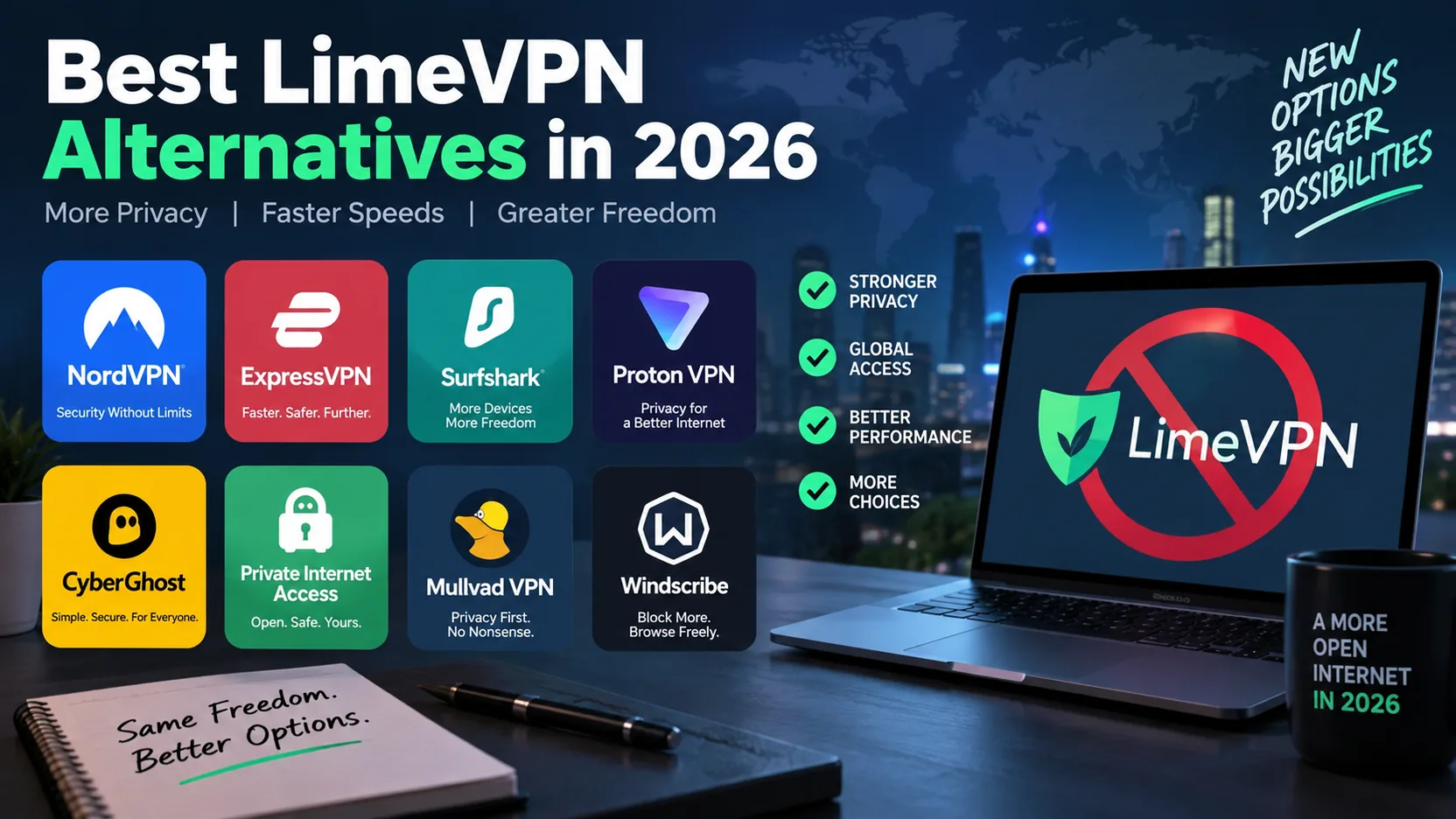 Best LimeVPN Alternatives in 2026