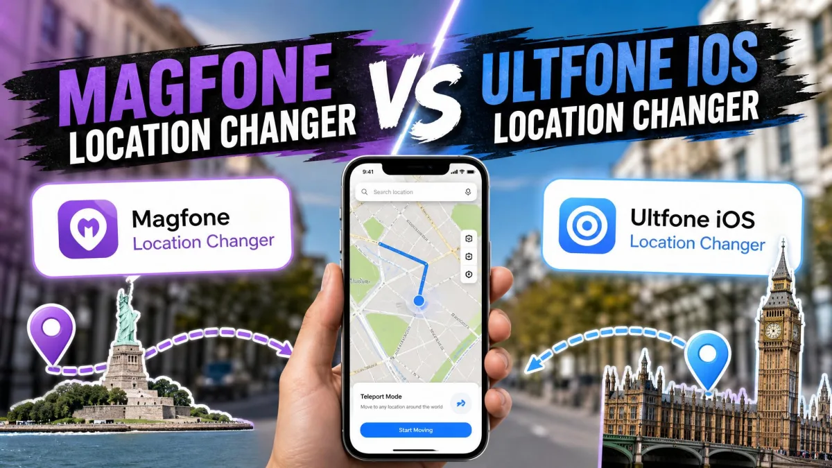 MagFone Location Changer vs UltFone iOS Location Changer: Which Is Better In 2026?