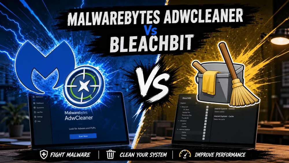 Malwarebytes AdwCleaner vs BleachBit: Which PC Cleanup Tool Should You Use?