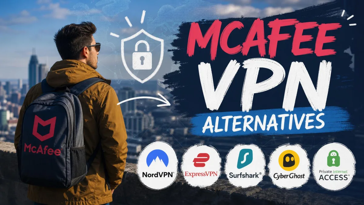 7 Best McAfee VPN Alternatives in 2026