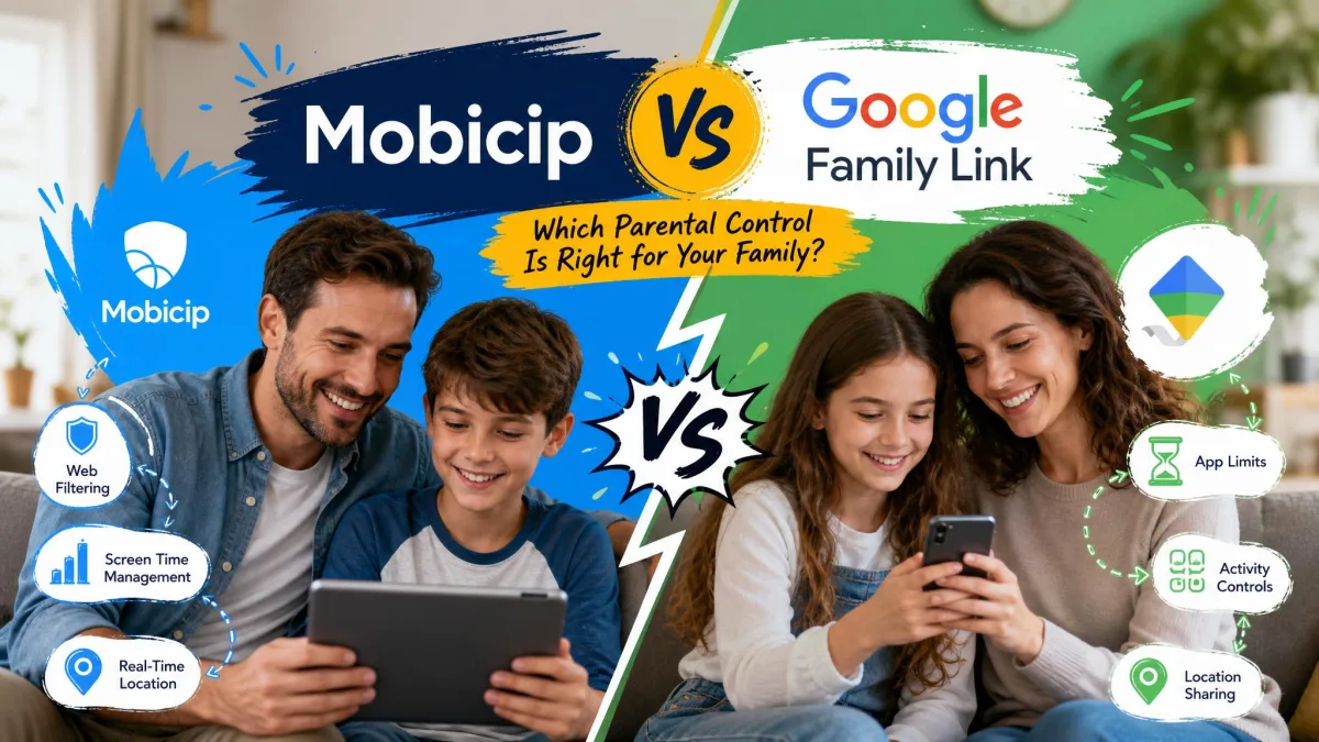 Mobicip vs Google Family Link