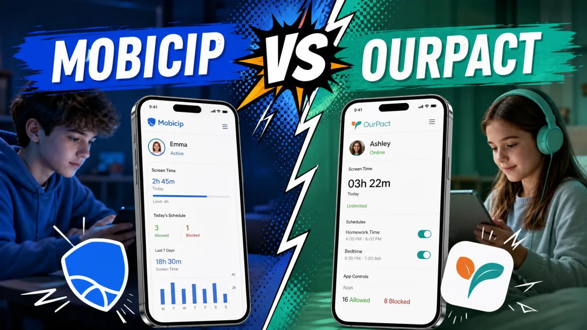 Mobicip vs OurPact: Which Parental Control App Wins in 2026?