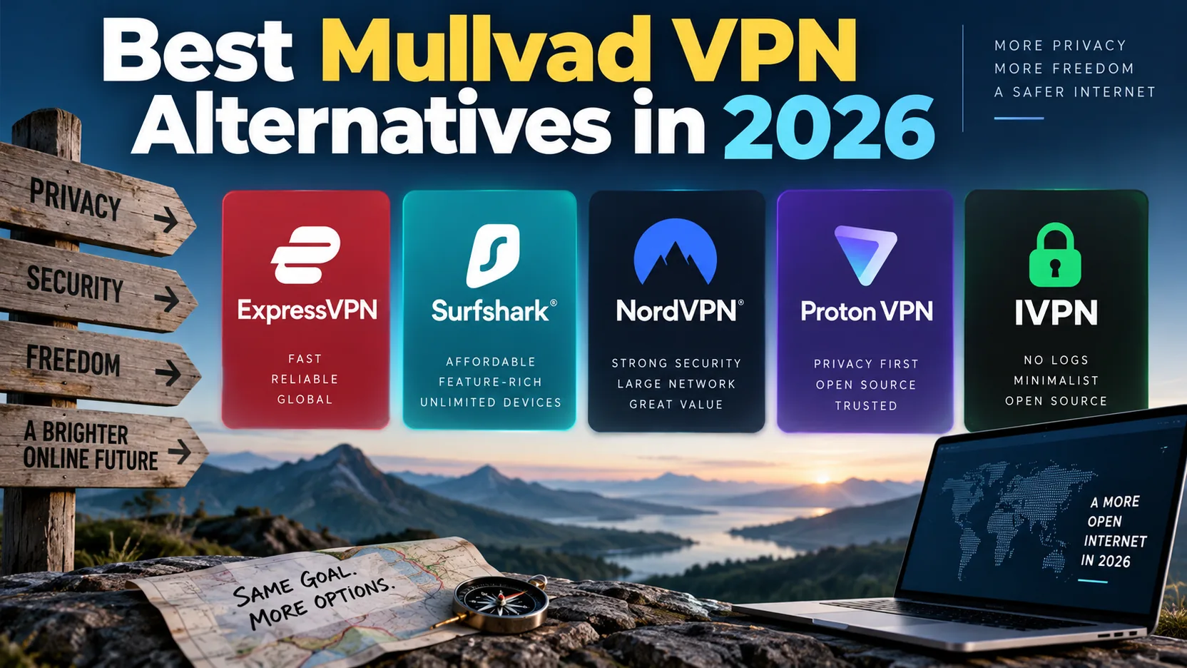Best Mullvad VPN Alternatives in 2026