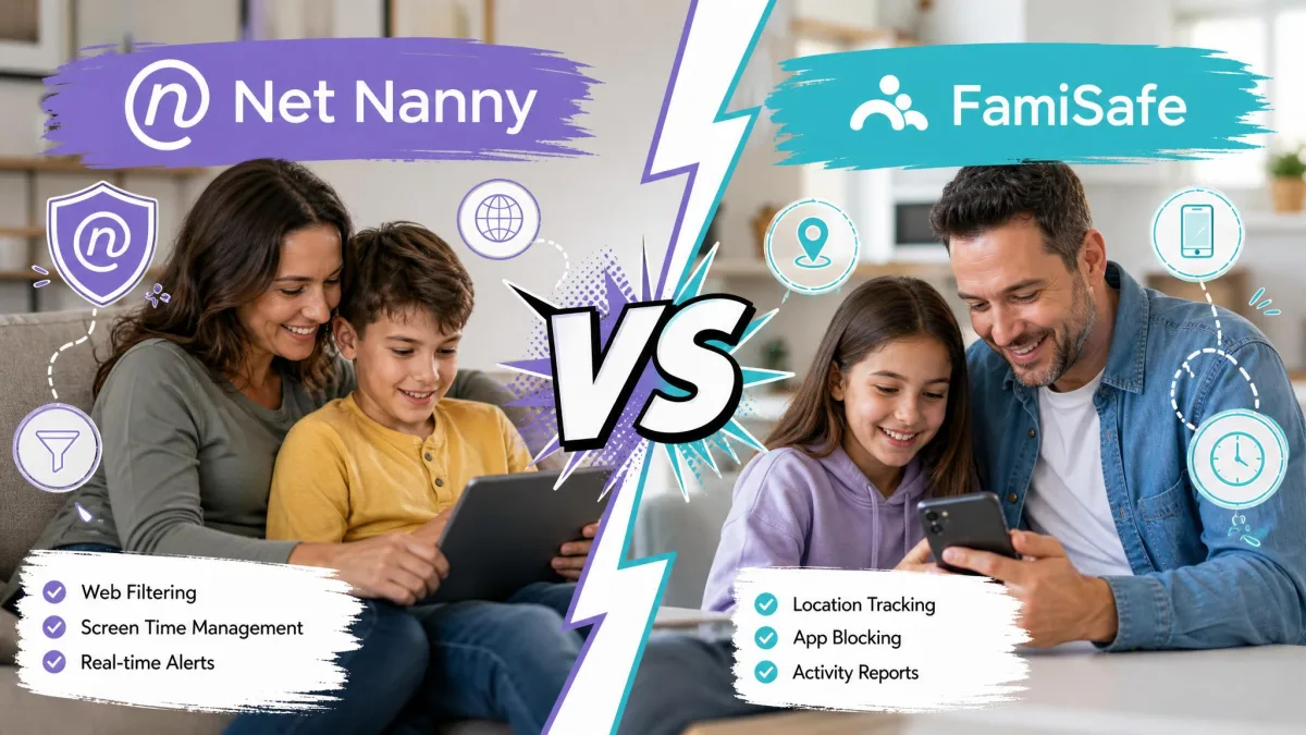 Net Nanny vs FamiSafe