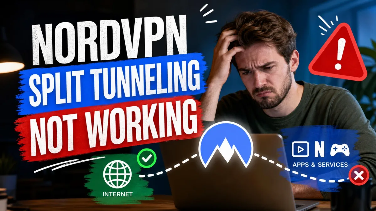 NordVPN Split Tunneling Not Working? Causes and Fixes