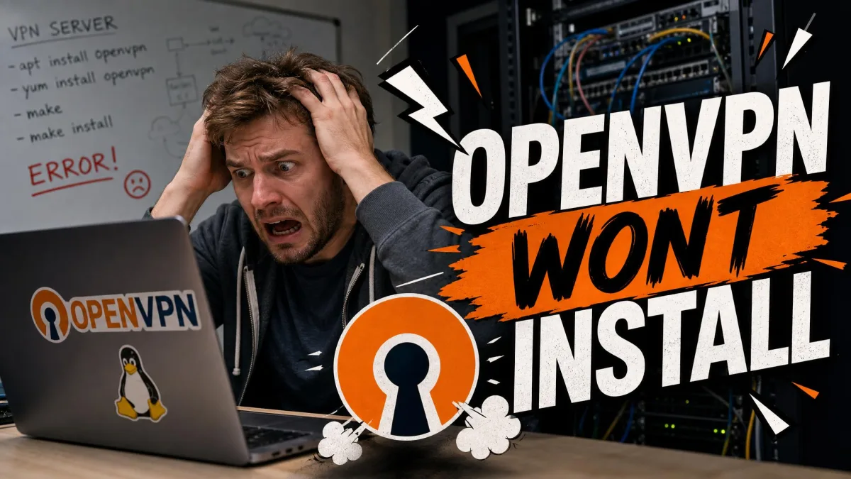 Fix OpenVPN When It Won't Install On Windows
