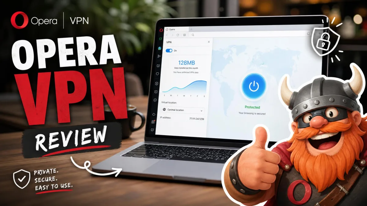 Opera's Free Built-In VPN