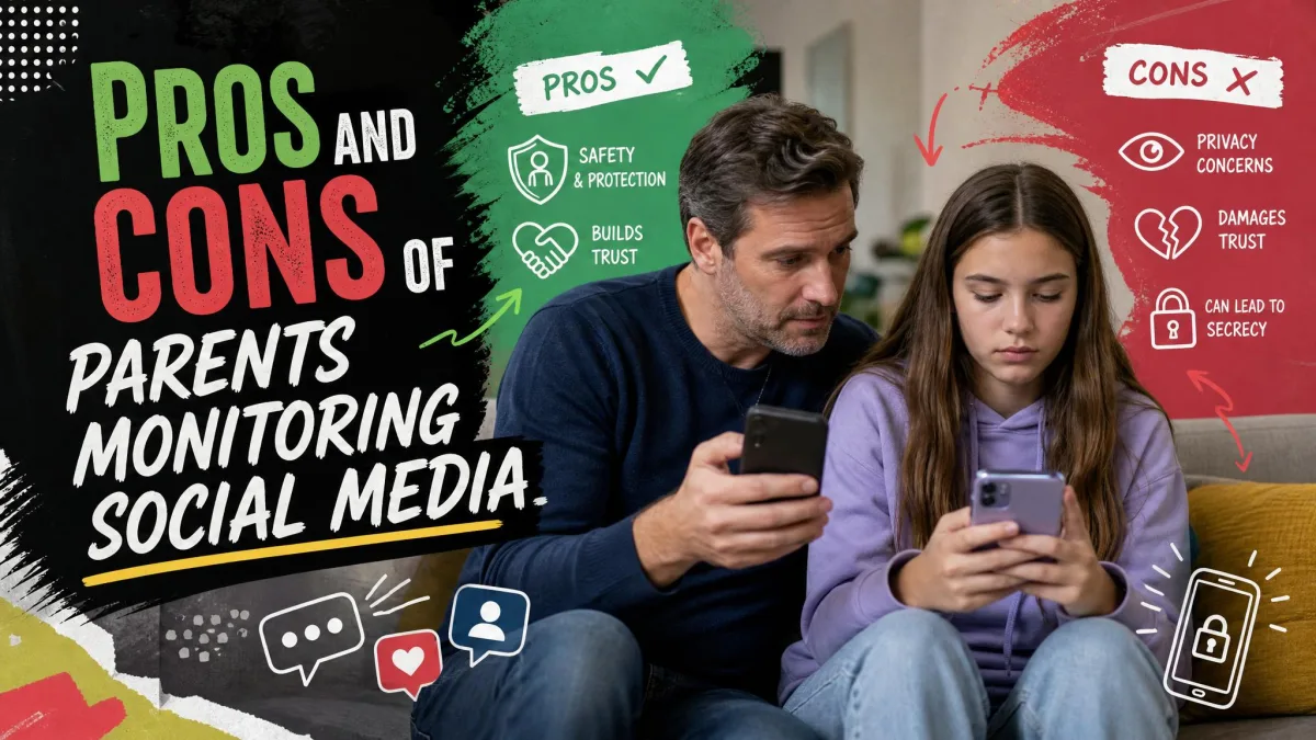 20 Pros and Cons of Parents Monitoring Social Media