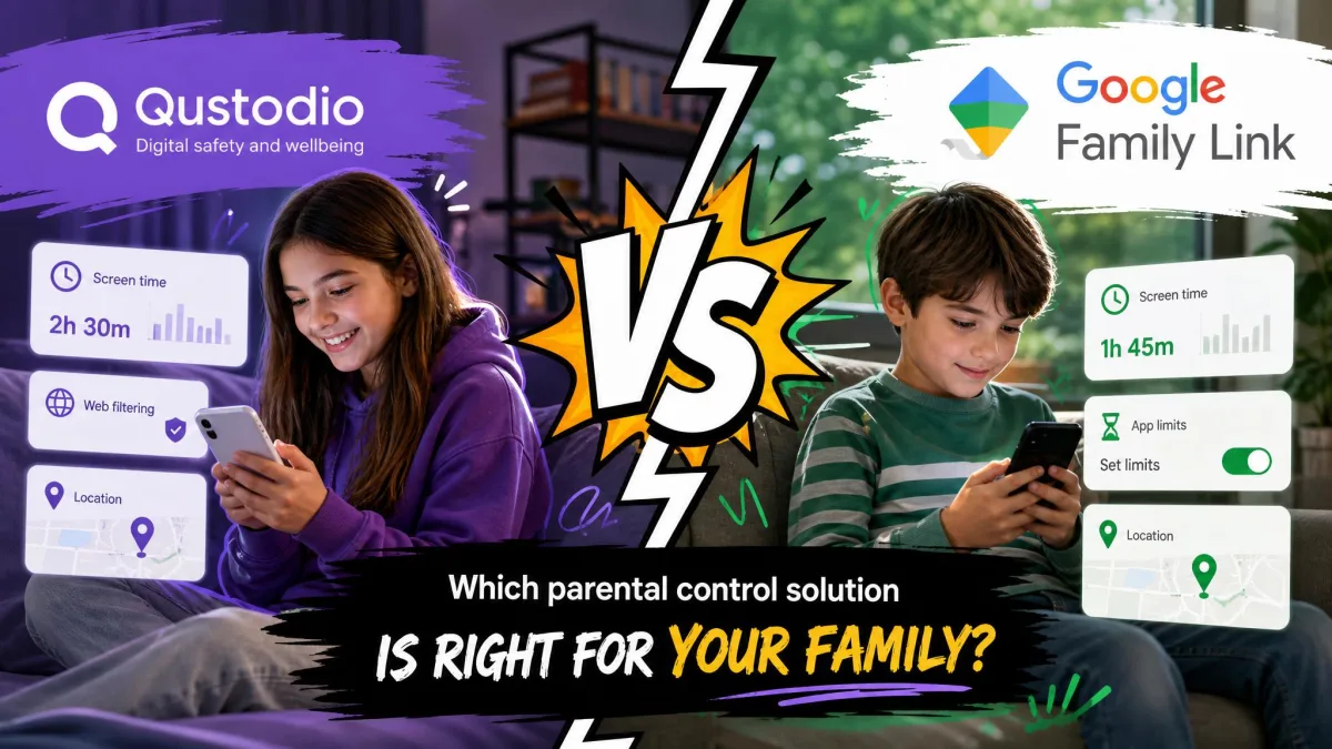 Qustodio vs Google Family Link