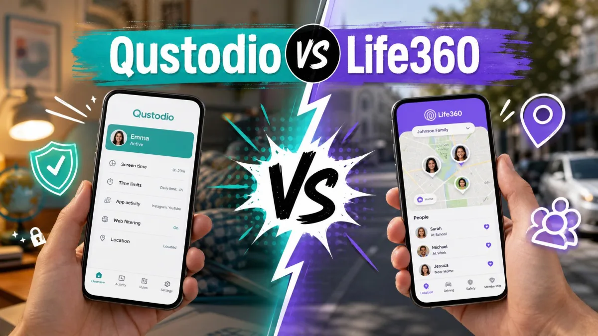 Qustodio vs Life360 Compared