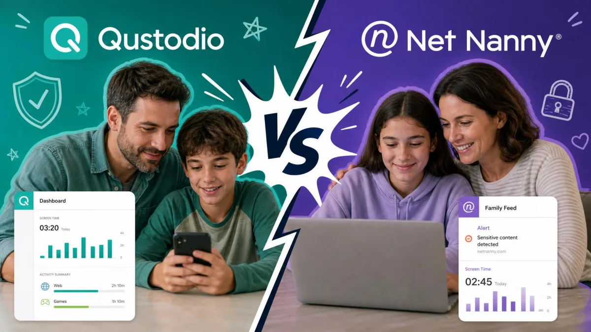Qustodio vs Net Nanny: Which Parental Control App Is Best?