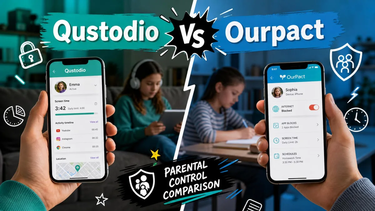 Qustodio vs OurPact Compared