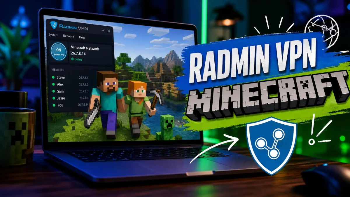 Play Minecraft With Friends Using Radmin VPN