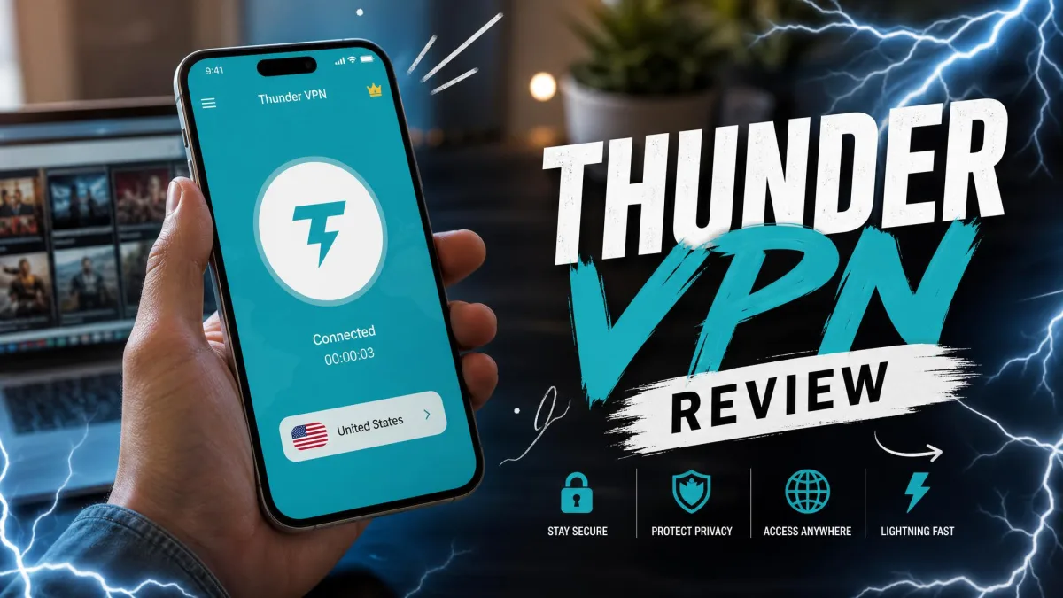 Thunder VPN Review 2026: Is This Free Android VPN Safe and Worth It?