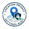 Location privacy settings audit logo