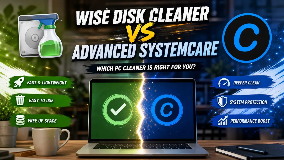 Wise Disk Cleaner vs Advanced SystemCare: Which PC Cleaner Is Better?