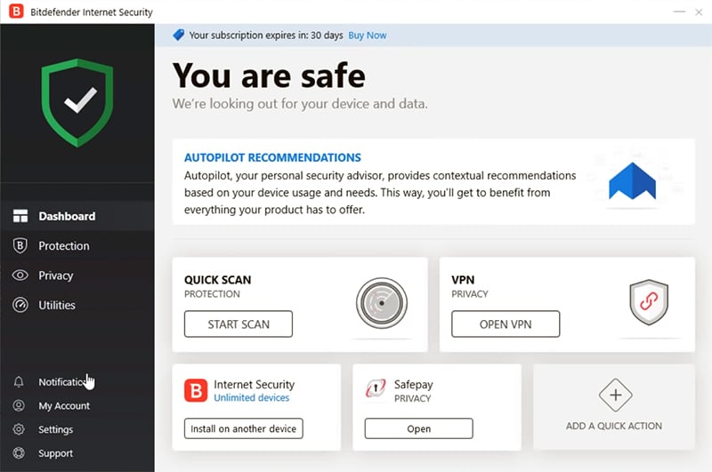 Bitdefender's Features